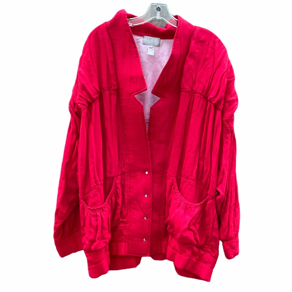 Vintage Helft Red Oversize Jacket Size Small